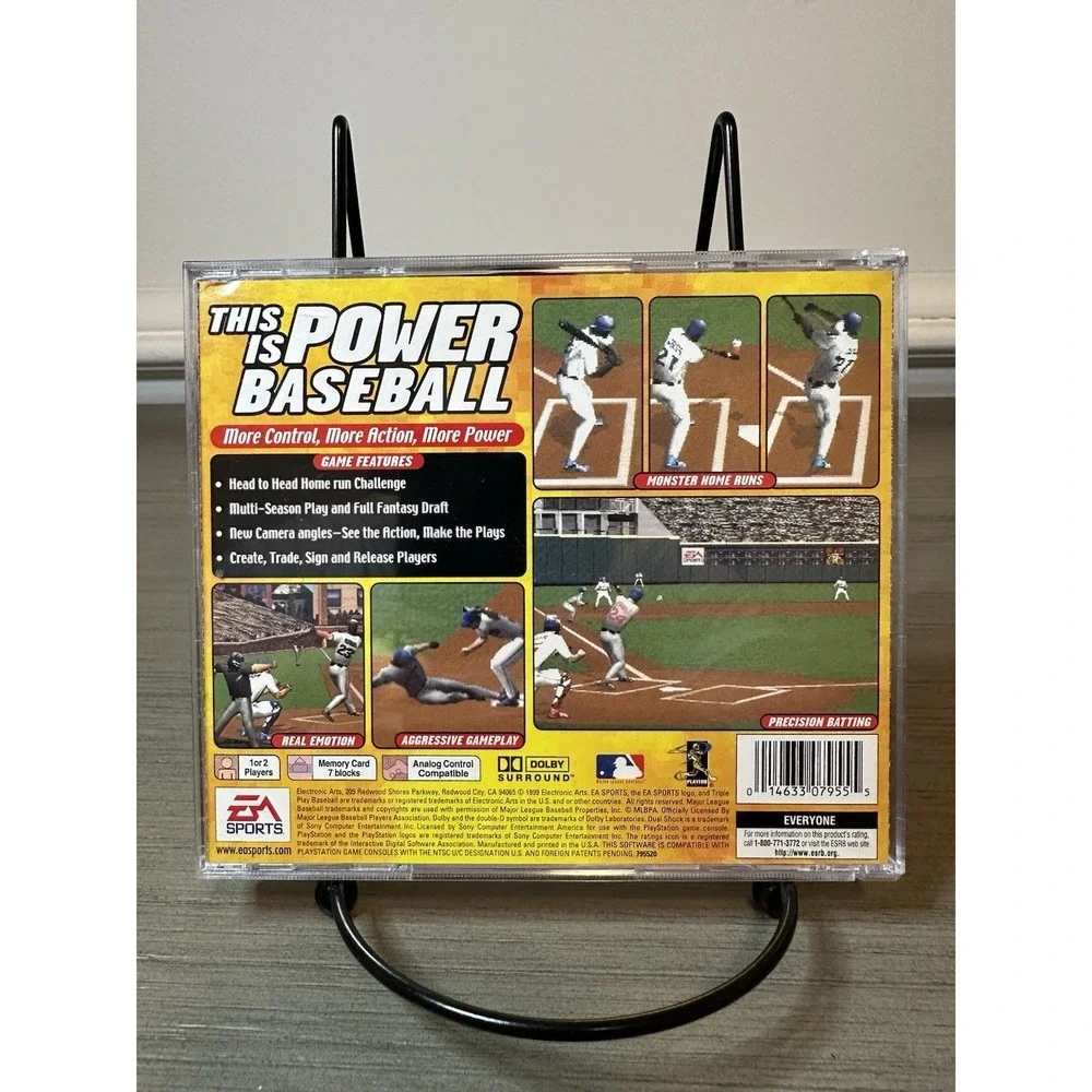 PS1 EA Sports Triple Play Baseball Lot - 99 (Disc Only), 2000 CIB, 2001 CIB
